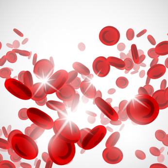 background with red blood cells