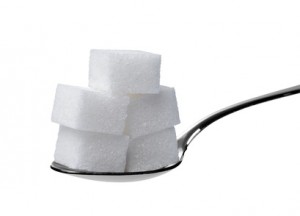 sugar cube and spoon sweet sweetener